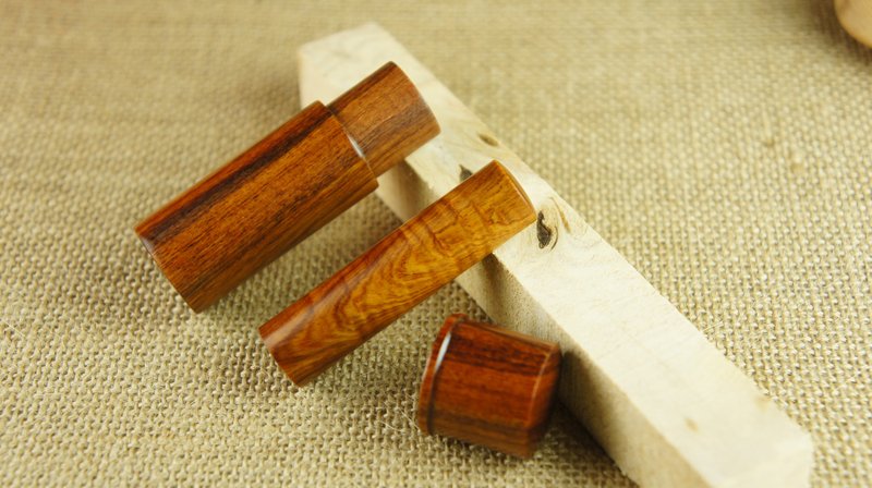 时来运转-花梨开运章 - 印章/印台 - 木头 咖啡色