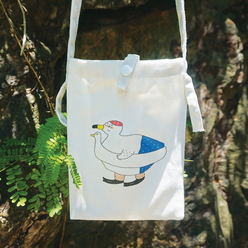 你只是我的水泡 / 斜跨袋 - 侧背包/斜挎包 - 棉．麻 