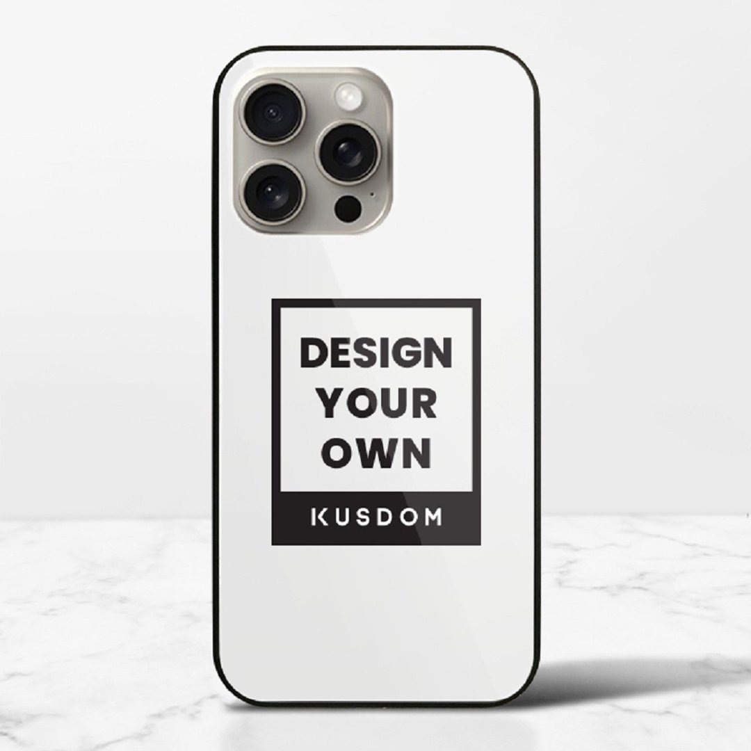 【定制化礼物】iPhone15系列 钢化玻璃壳│手机壳/3C产品/苹果 - 手机壳/手机套 - 其他材质 白色