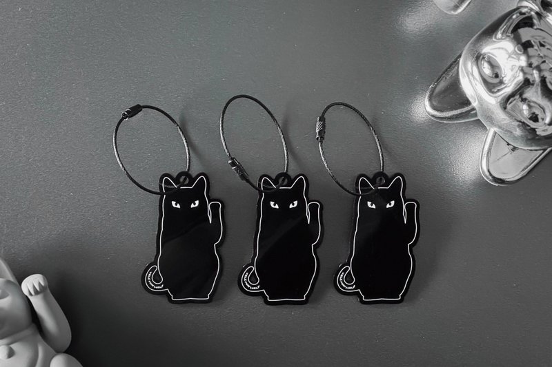 招财猫 压克力钥匙圈 - 钥匙链/钥匙包 - 压克力 