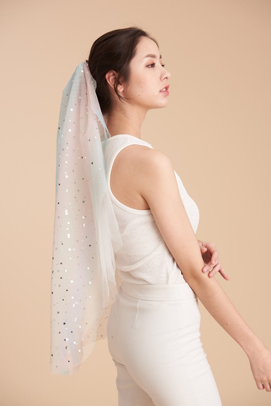 Rainbow Star Wedding veil - 发饰 - 聚酯纤维 多色