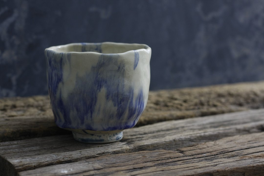 茶杯手捏流水 - 其他杯子 - 陶 
