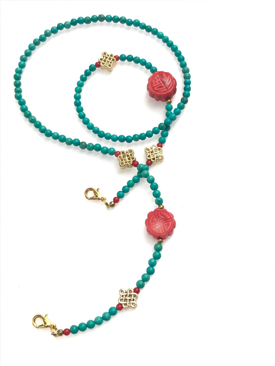 Double Happiness lanyard - 其他 - 石头 多色