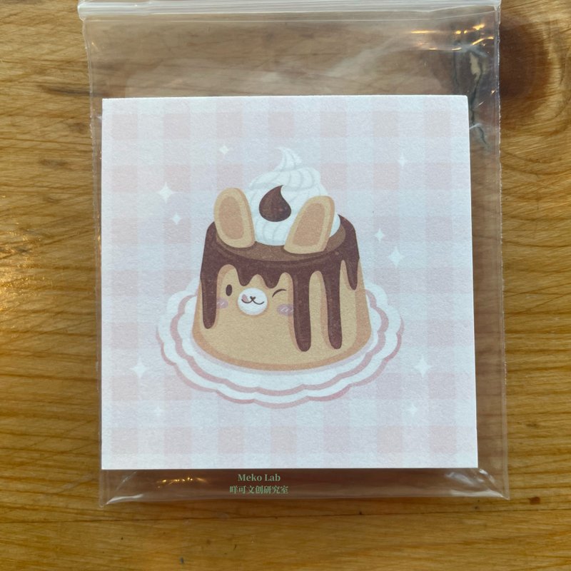 MekoLab咩可文创研究室 兔兔布丁 迷你便签 可爱可撕无粘性 - 便条纸/标签贴 - 纸 