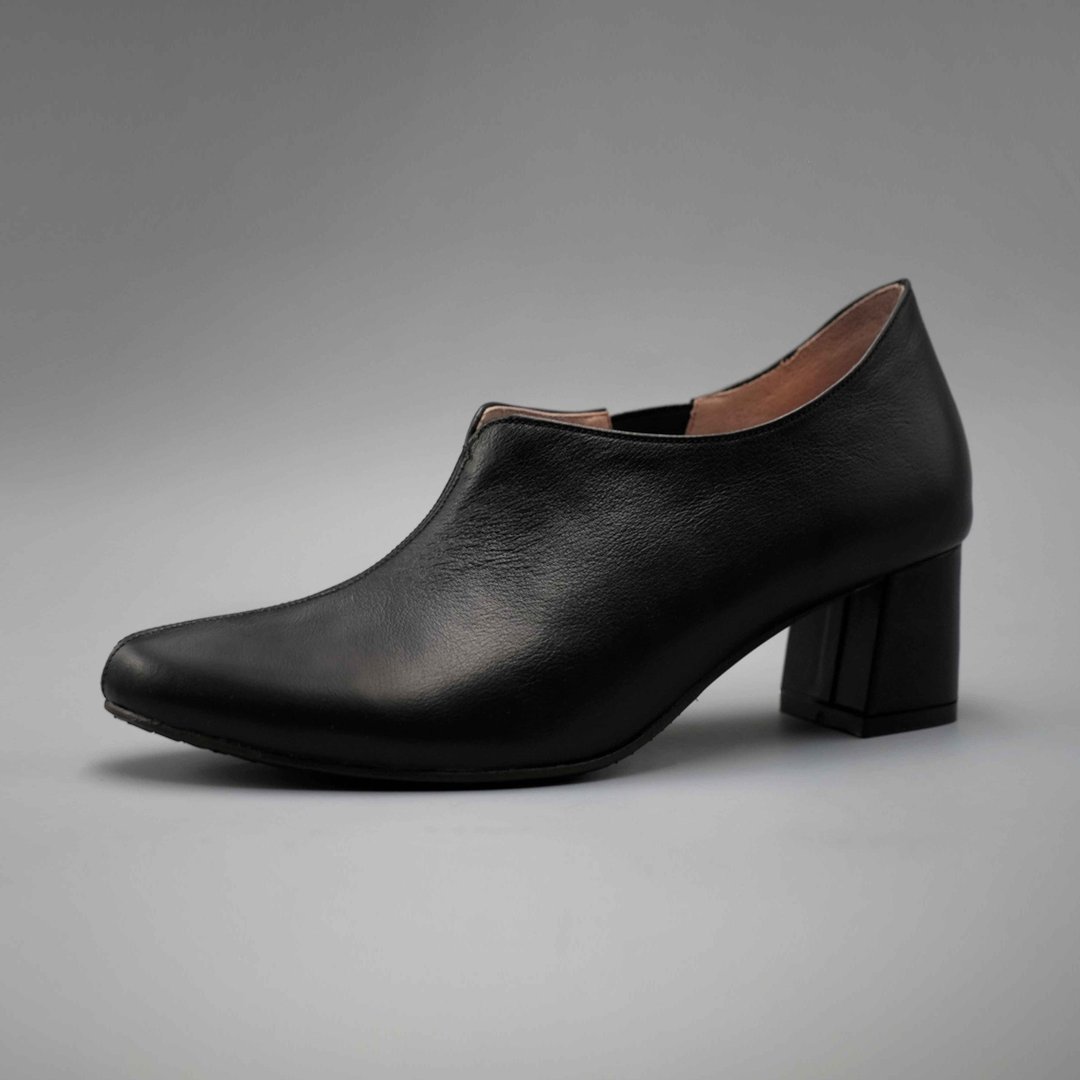 Ńeat ankle boots (俐落黑) black | WL - 女款短靴 - 真皮 黑色