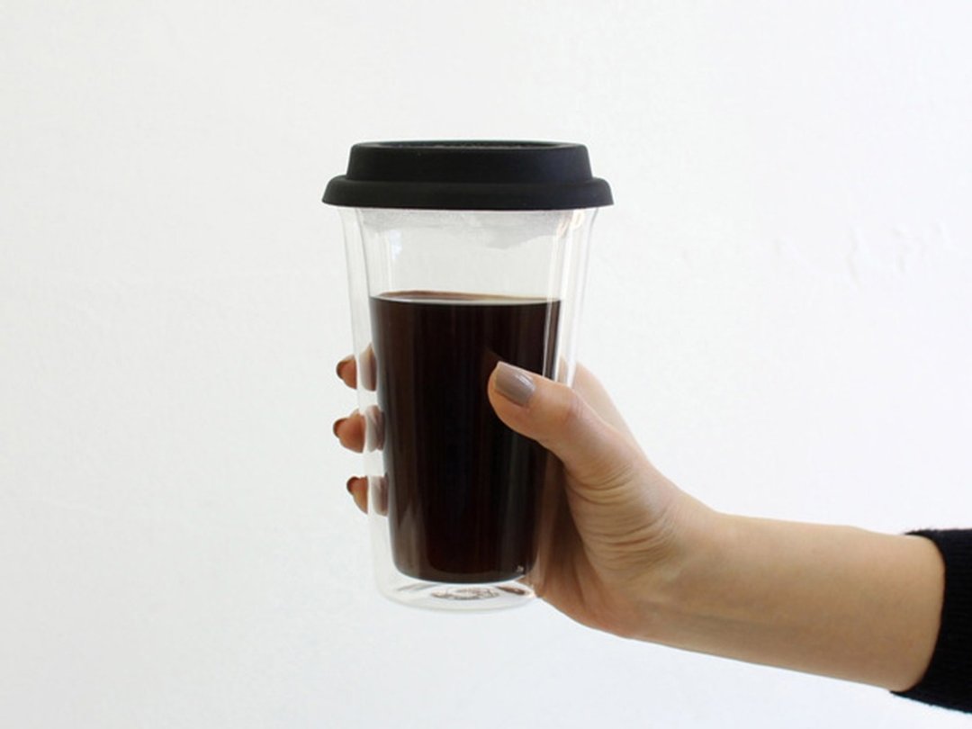 DOUBLE WALL TUMBLER 双层玻璃隔热随行杯 400ml - 玻璃杯 - 玻璃 透明