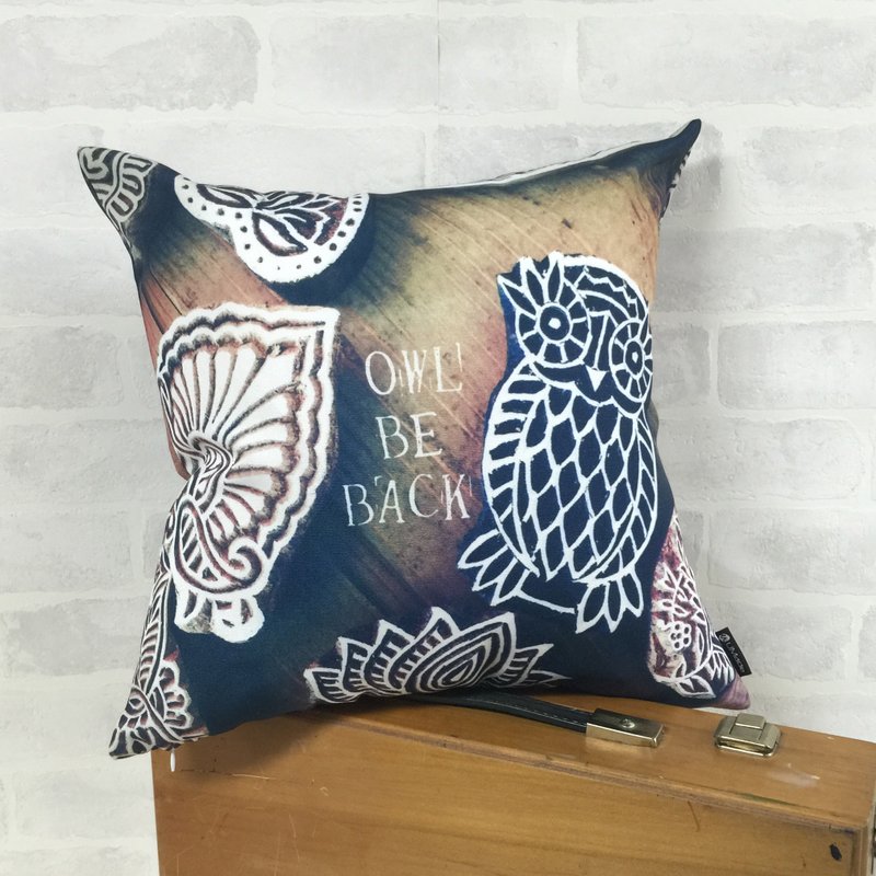 Owl miss you, too.呜~忘我 - 抱枕 Throw Pillows 居家布置 礼物 - 枕头/抱枕 - 聚酯纤维 多色