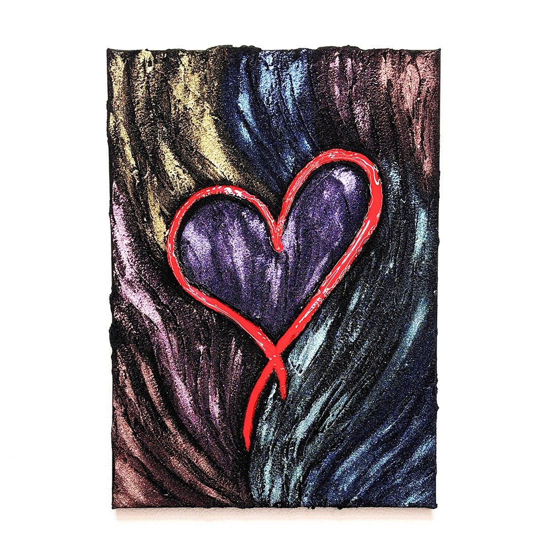 原画 独创 绘画 压克力画 各式心意 33.3×24.2cm - 海报/装饰画/版画 - 其他材质 黑色