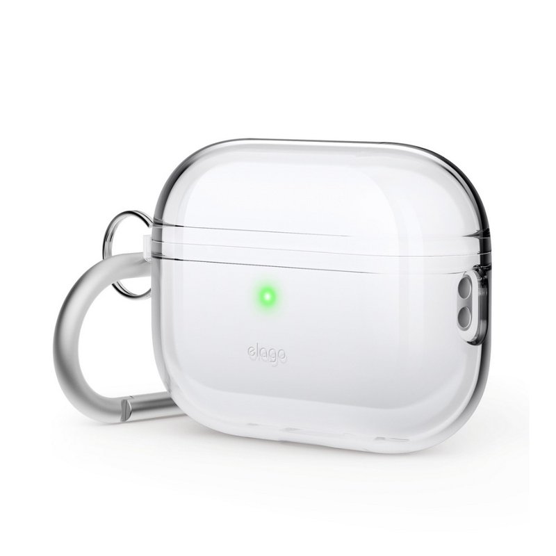 AirPods Pro 2 透明保护壳 (钥匙扣) 耳机壳 耳机套 多色 现货 - 耳机收纳 - 塑料 透明