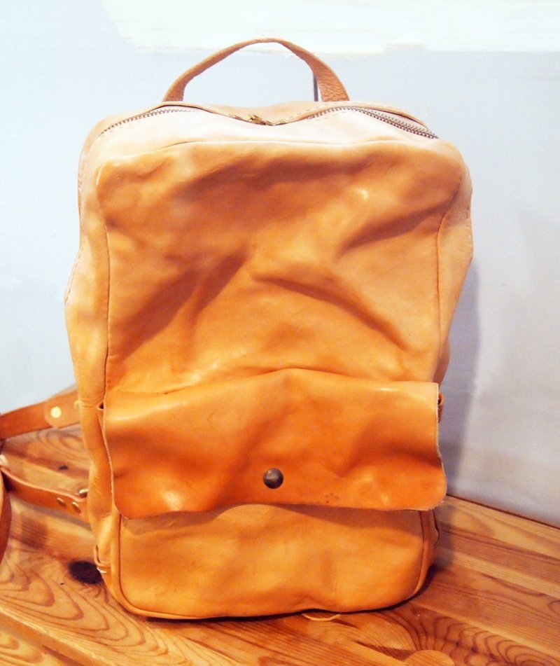 Super tattered极度破烂后背包 - 后背包/双肩包 - 真皮 