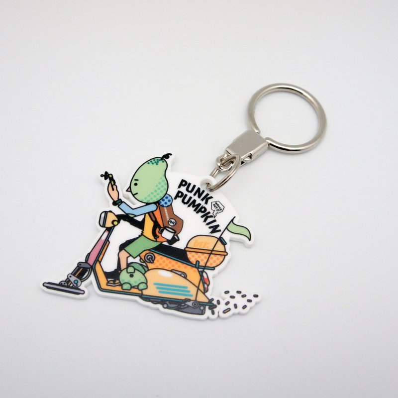 BLR 未来 伟士 VESPA PunkPumpkin 联名款 钥匙圈 KR19 - 钥匙链/钥匙包 - 压克力 绿色