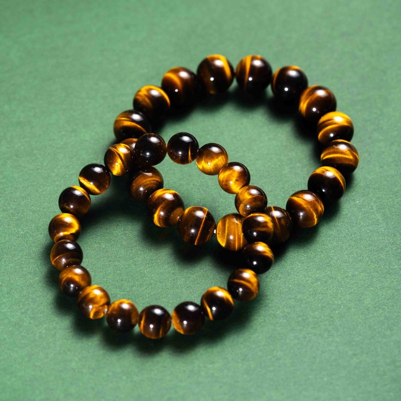 虎眼石手链 | 专业分级 | 天然水晶手链礼物 - 手链/手环 - 水晶 黄色