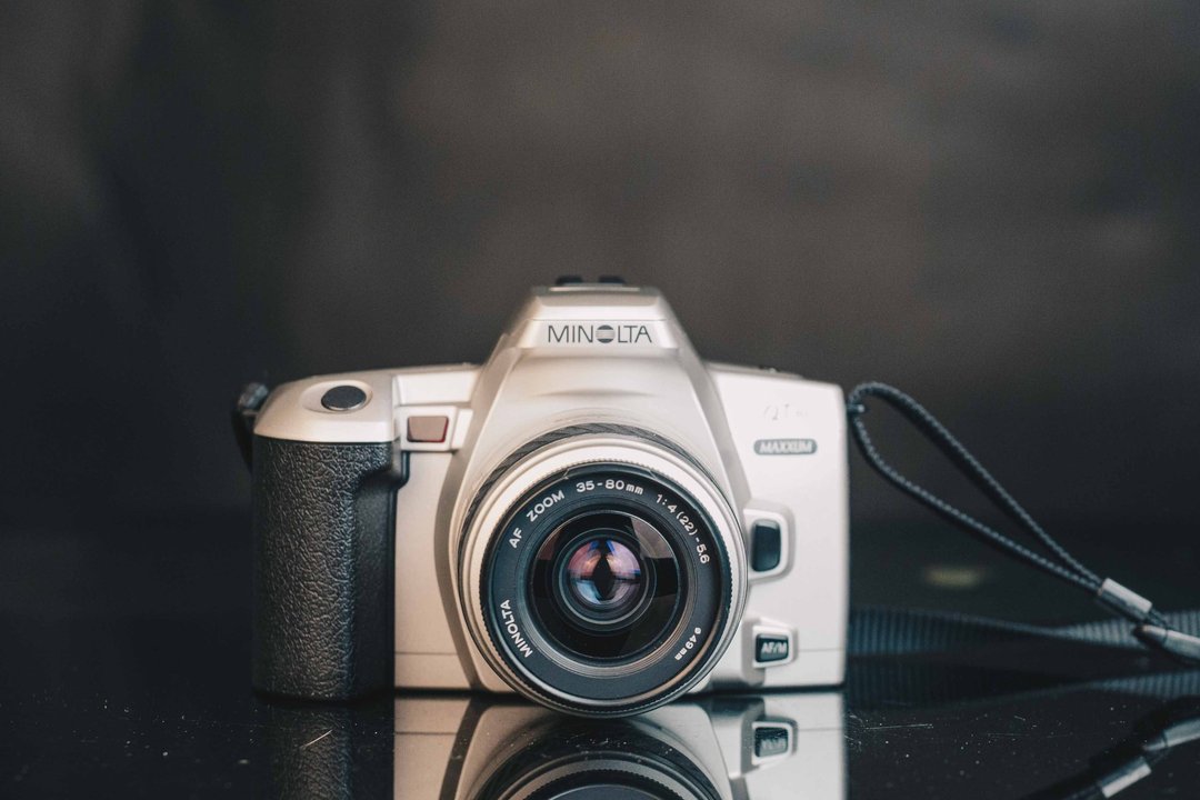 Minolta MAXXUM QTsi+AF 35-80mm f4-5.6 #135底片相机 - 相机 - 其他金属 黑色