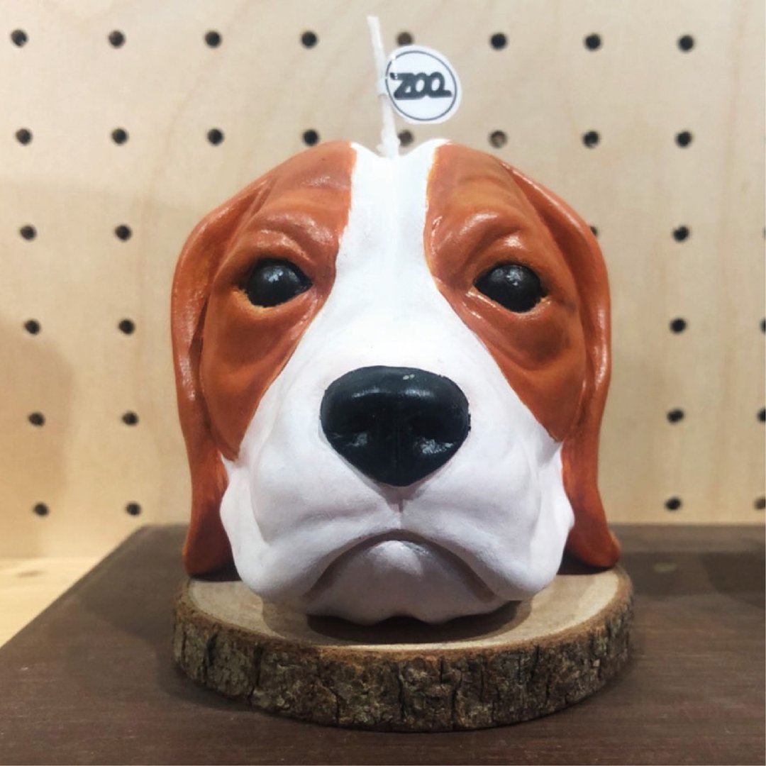米格鲁/小猎犬(Beagle)-造型蜡烛 - 蜡烛/烛台 - 蜡 多色