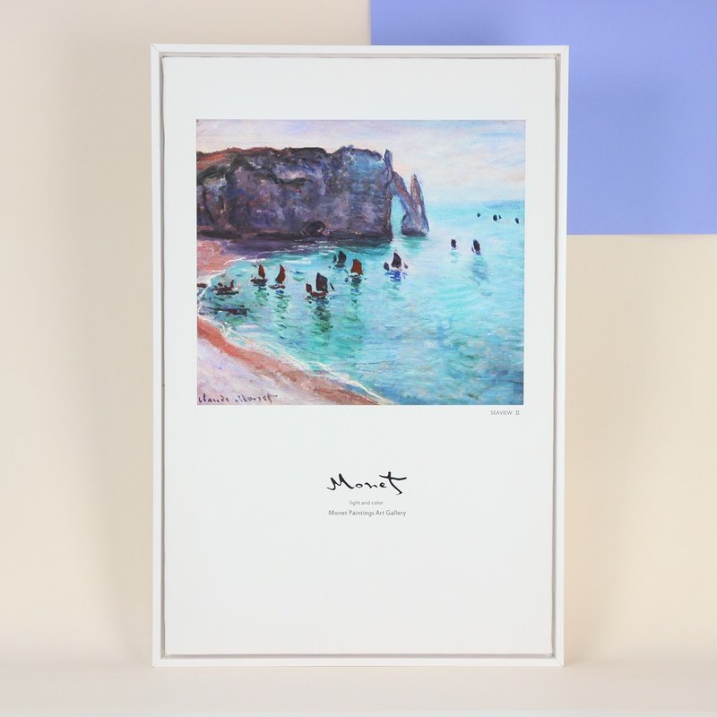 HomePlus 油画布装饰框画 G款 白框 40x60cm 室内设计 布置 摆设 画框 照片墙 创意 壁贴 - 画框/相框 - 木头 白色