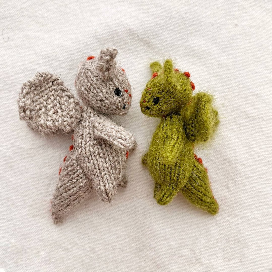 Bo the dragon Knitting pattern. English and Russian PDF. - 手工艺教程/工具书 - 其他材质 