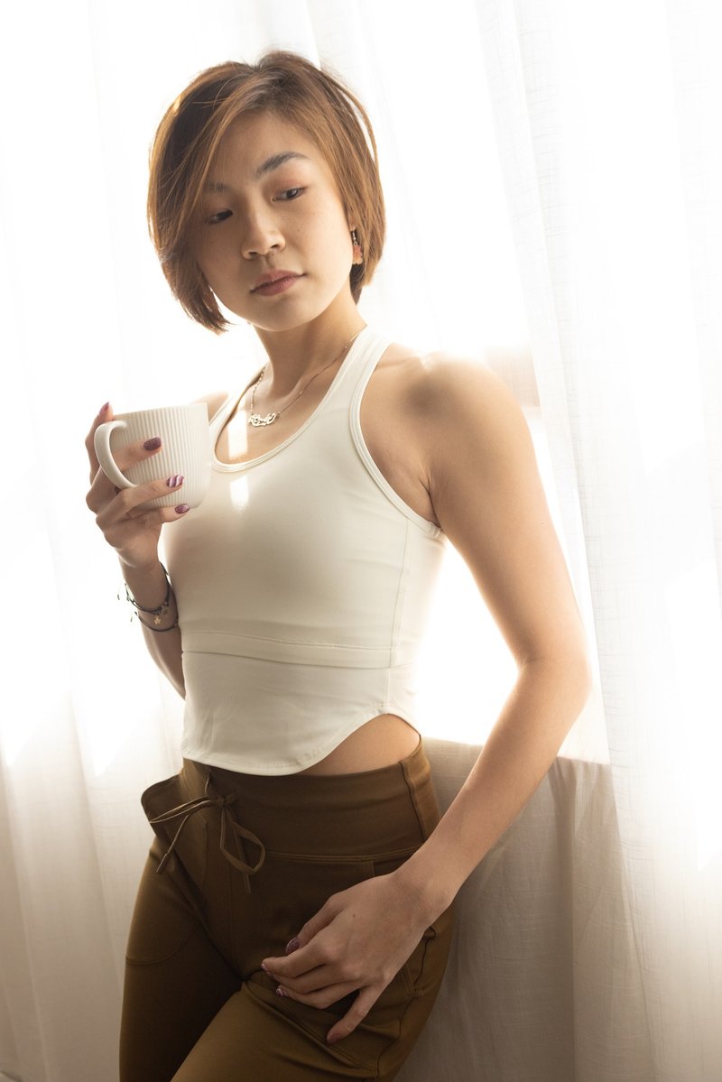 【FlexiFlow】Nata 3D美胸收副乳运动背心- 附胸垫 - 女装运动内衣 - 尼龙 