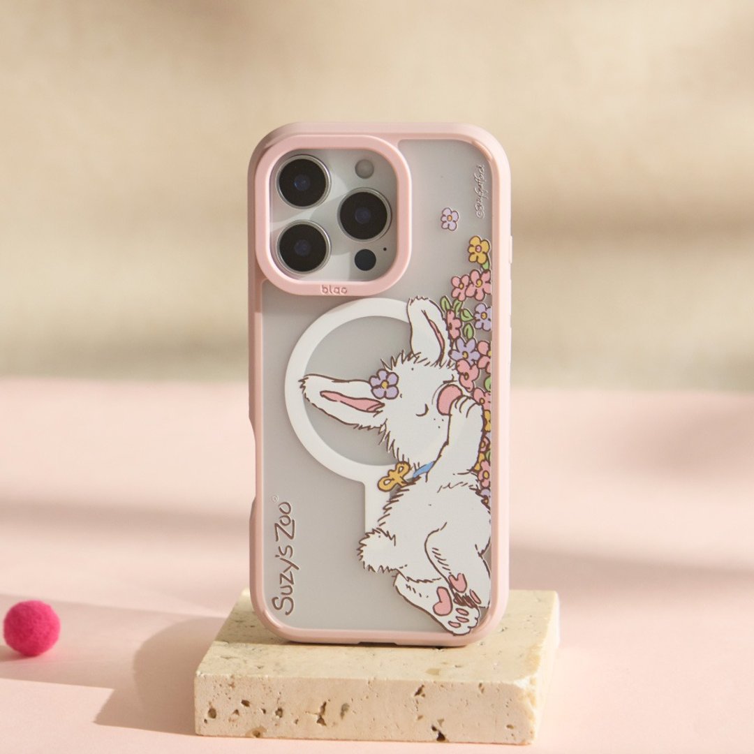 Suzy's Zoo花间小睡极光雾透MagSafe iPhone手机壳 - 手机壳/手机套 - 塑料 多色
