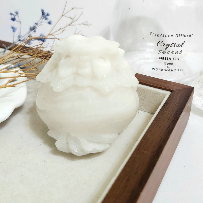 佘太翠龙龟/净化、平衡情绪之水晶 - 摆饰 - 水晶 白色