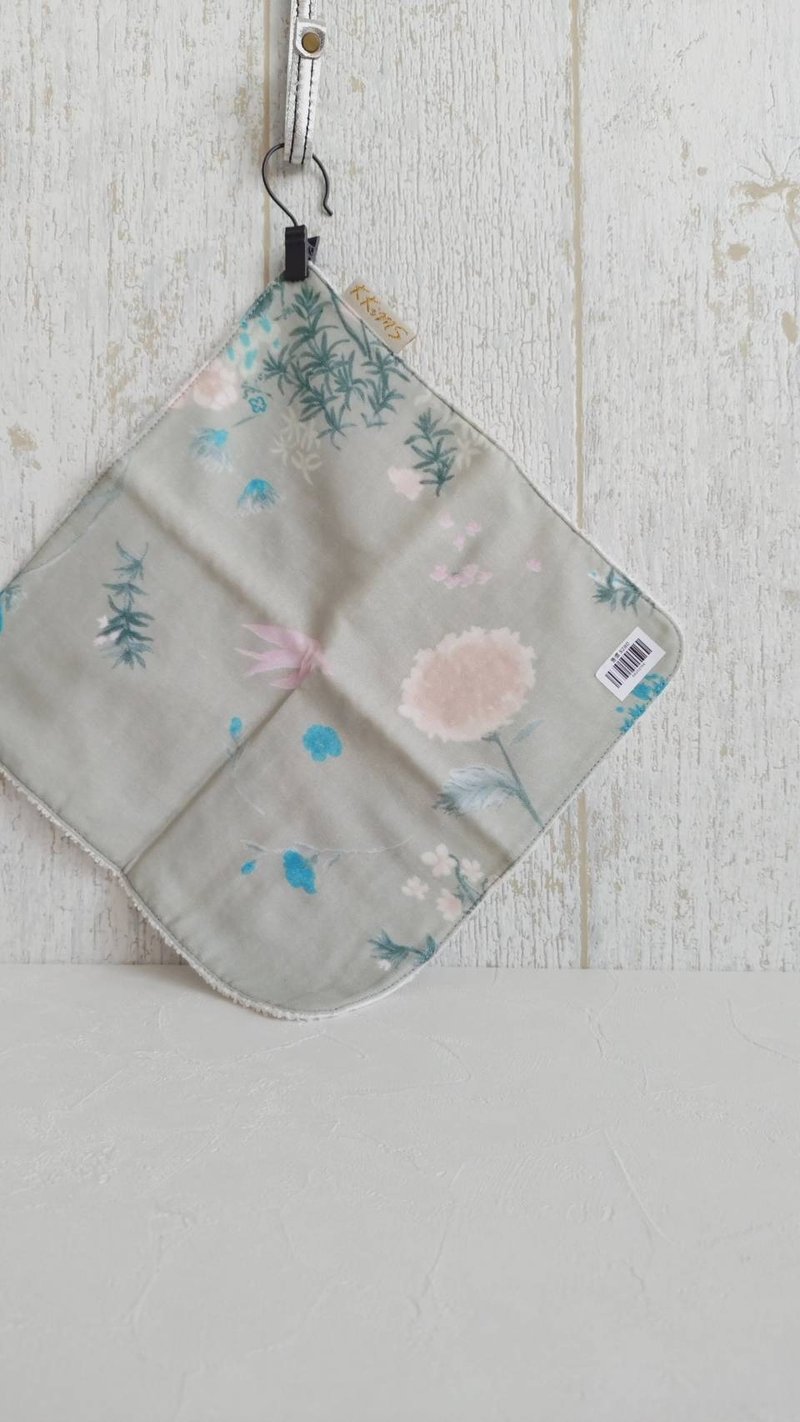 绝版出清 !【GHD/双材质手帕】两色 双重纱 超吸水毛巾 日本布 - 手帕/方巾 - 棉．麻 多色