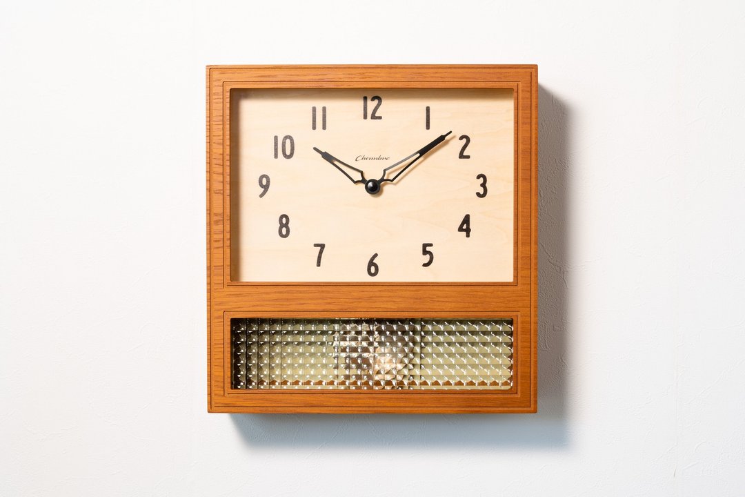 COURT PENDULUM CLOCK 短方形摆钟 - 时钟/闹钟 - 木头 