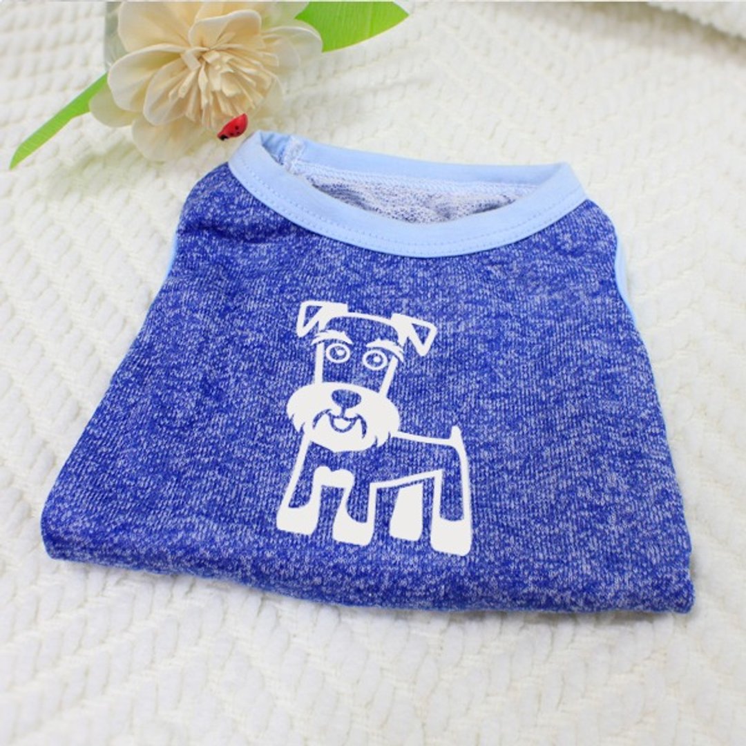 [毛孩姓名订做款] 雪纳瑞 Schnauzer 反光衣(毛孩款) - 衣/帽 - 棉．麻 多色