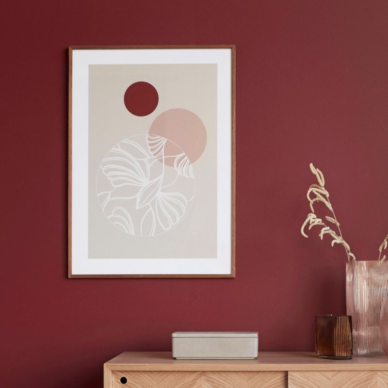 【Hübsch】－880897 北欧风胡桃木画框(含图片)-大 挂画 - 画框/相框 - 木头 咖啡色