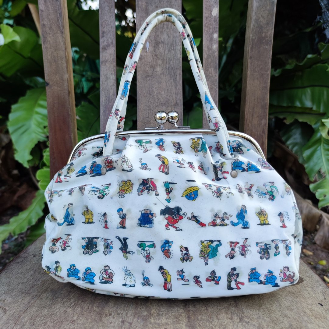Vintage Mighty Atom Astro Boy Hologram 3D Handbag - 手提包/手提袋 - 其他材质 白色
