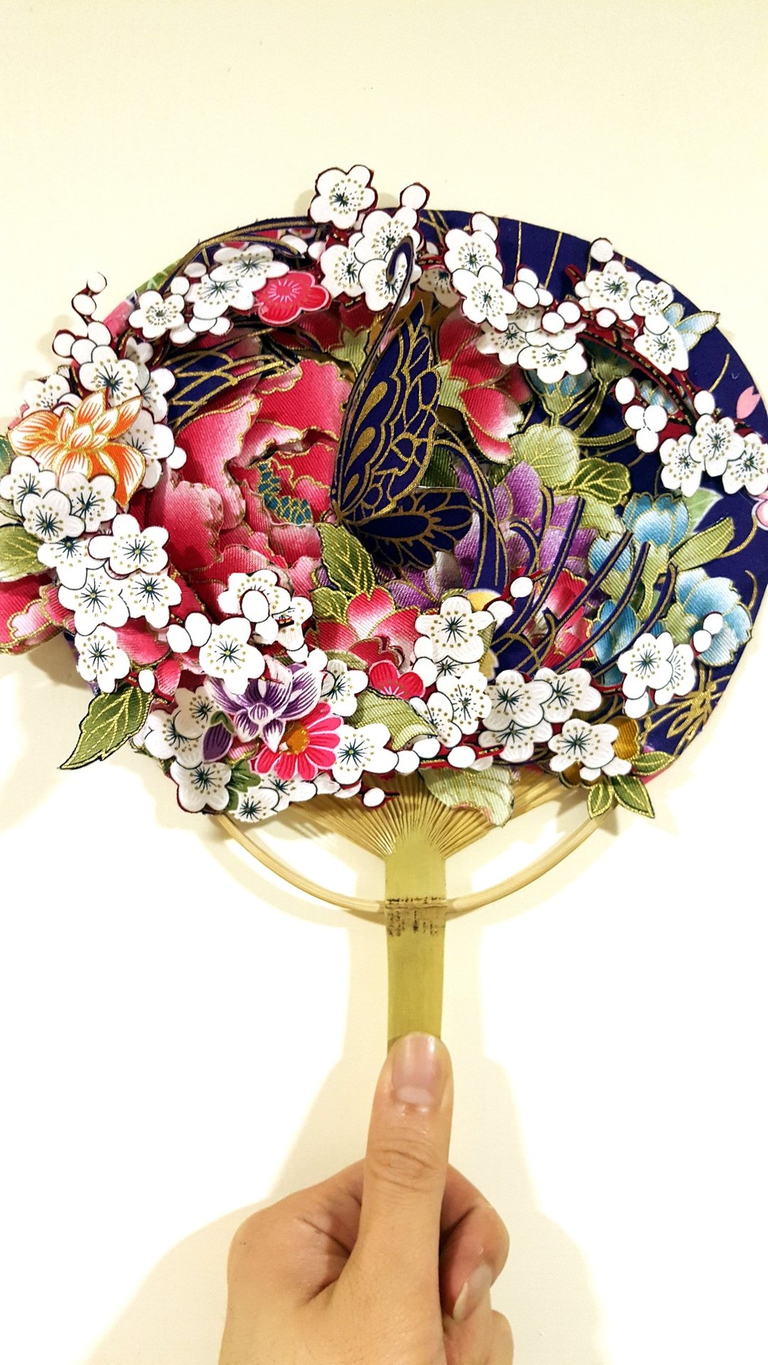 台湾客家花布立体花扇 JIOU、ABENCO - 其他 - 棉 