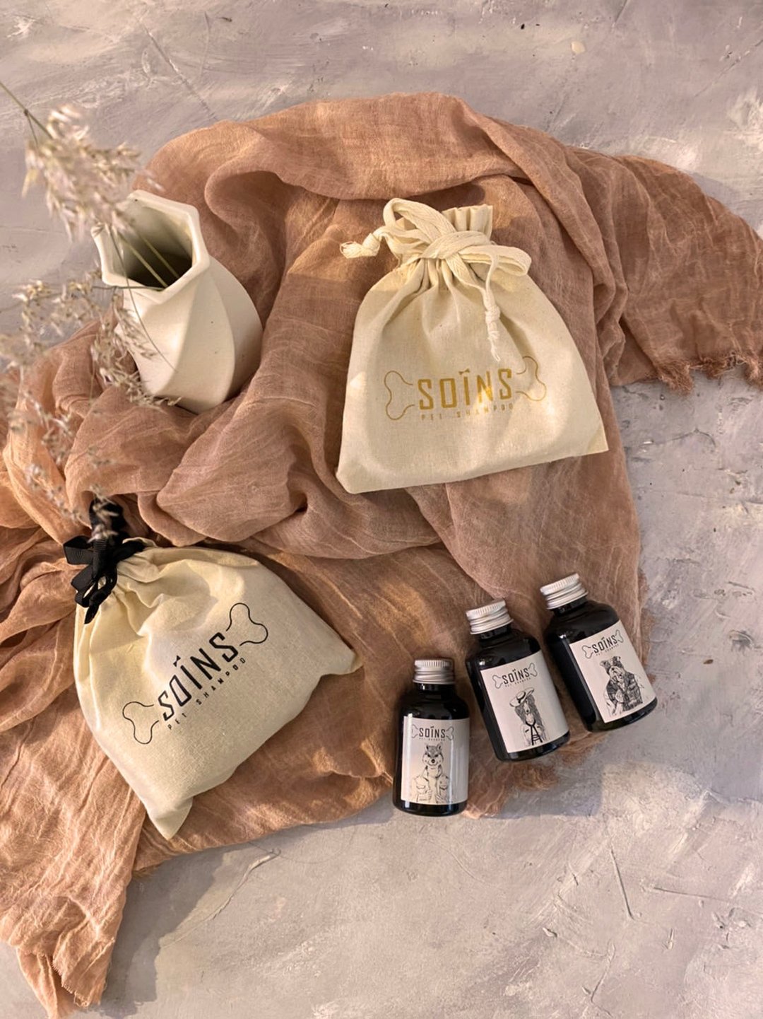 SOINS丝旺宠物洗毛精体验组  洁白蓬松 舒缓抗敏 平衡控油(50ml) - 清洁/美容 - 浓缩/萃取物 