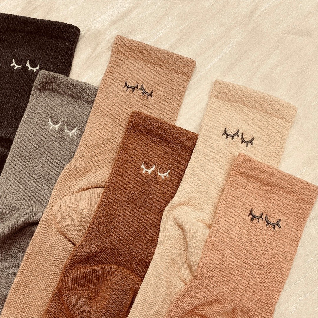 SocksUP 抑菌胶原蛋白除臭袜 | 经典瑞士卷六色系 | 专利气垫 - 袜子 - 棉 咖啡色
