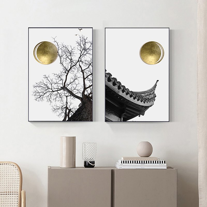 月贯古今 | 艺术微喷 | 挂画 - 海报/装饰画/版画 - 木头 