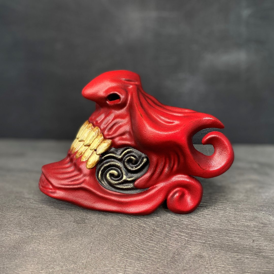 面具武士 - 口罩 - 树脂 黑色