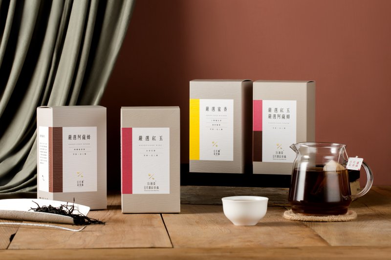 严选袋茶 -台茶8号阿萨姆、台茶18号红玉、蜜香红茶 - 茶 - 新鲜食材 灰色