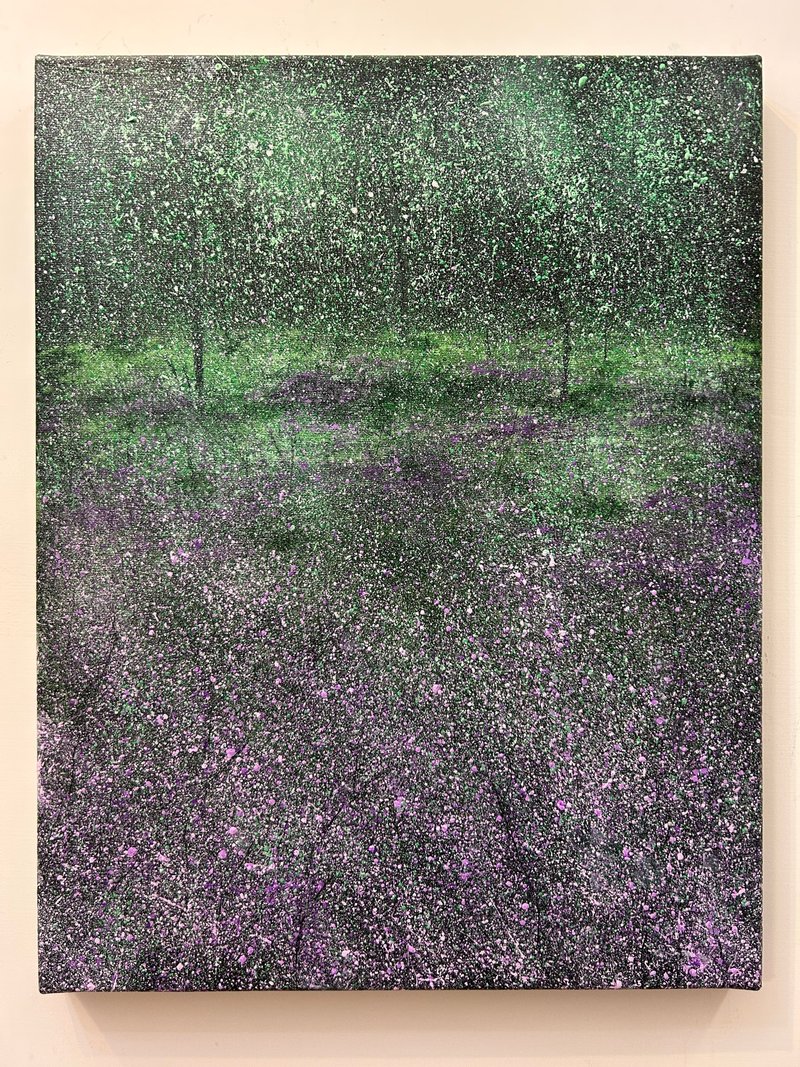 【细雨朦胧的森林】无框画 - 海报/装饰画/版画 - 颜料 多色