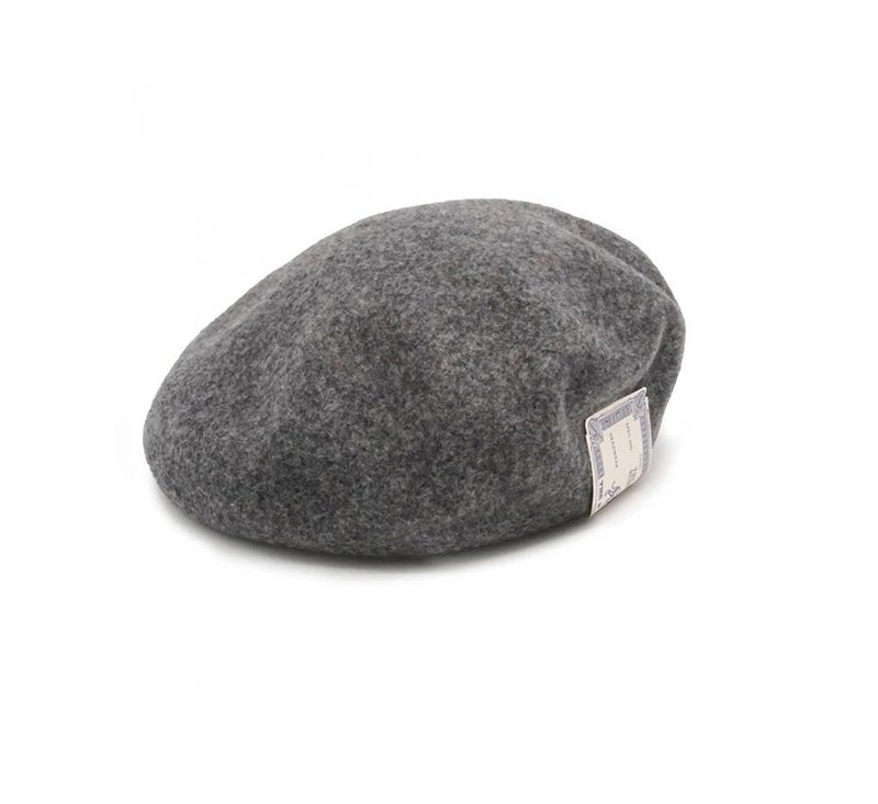 H.W.Dog&Co.Basic Beret羊毛贝雷帽款(铁灰) - 帽子 - 羊毛 灰色