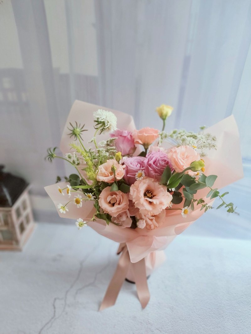 鲜花花艺课程 - 韩式花束与包装 - 植栽 - 植物．花 