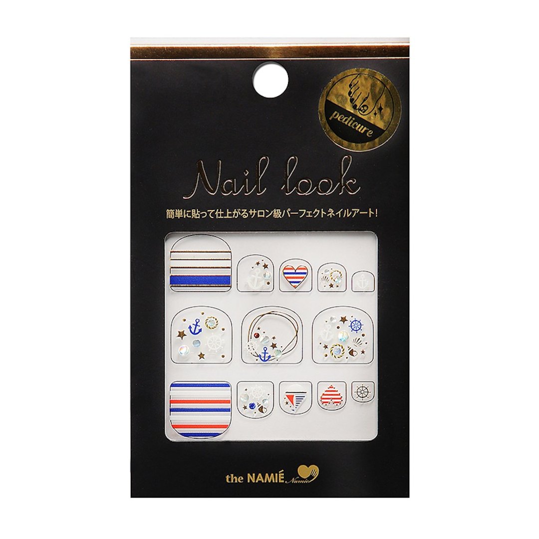 【 DIY 美甲】Nail Look 美甲装饰艺术贴纸 巡航海洋-脚 - 指甲油/指甲贴 - 纸 银色