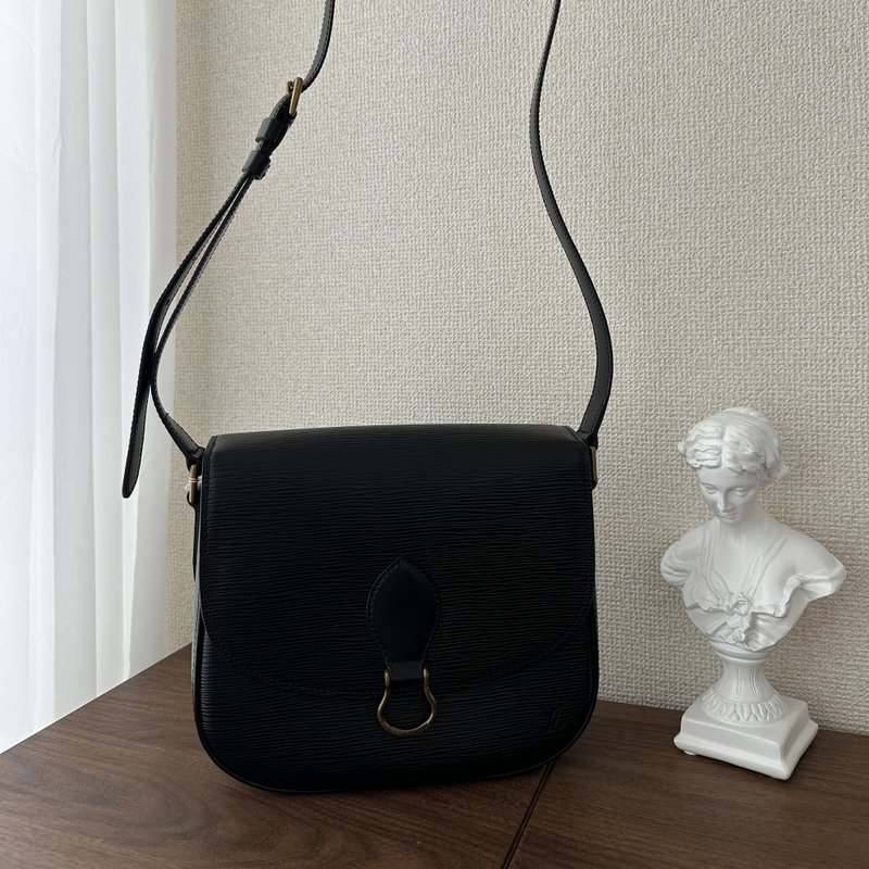 LOUIS VUITTON 路易威登 Epi 压纹皮革 马鞍包 - 侧背包/斜挎包 - 真皮 黑色