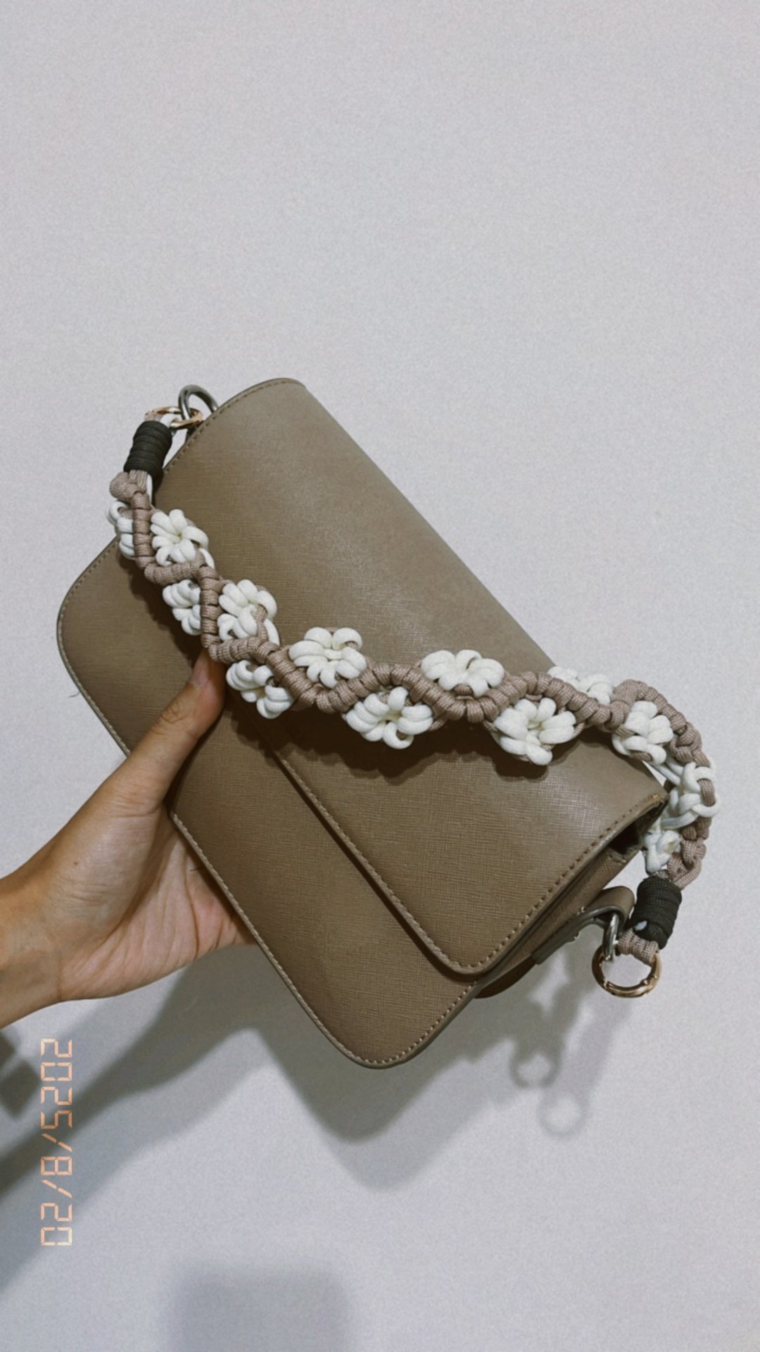 去编 | 花藤编织带 | 伞绳编织替换包带Woven Paracord Bag Strap - 手拿包 - 尼龙 多色