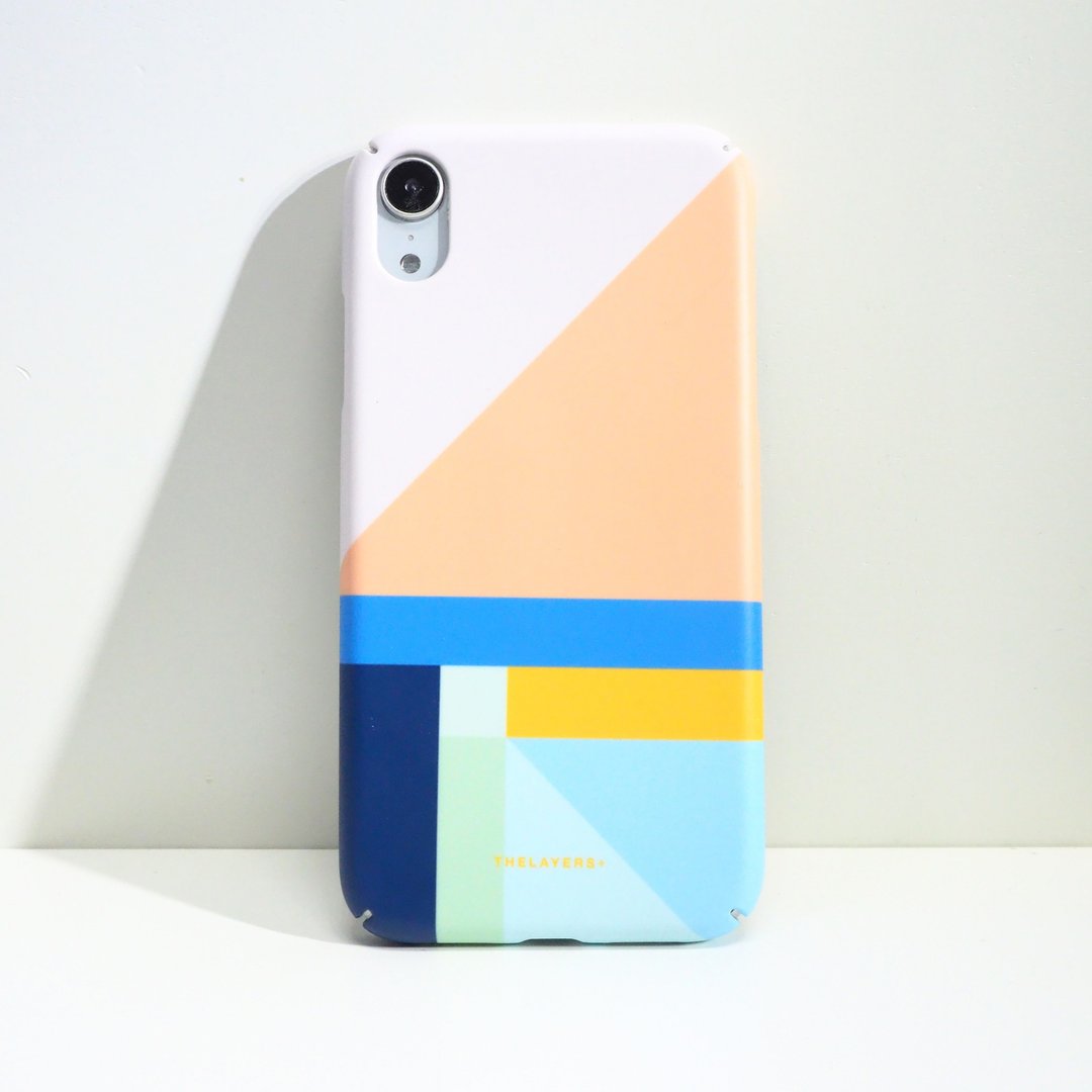 免费刻名 | 原创小清新蓝几何方块NUDE NAVY Phone 订制手机壳 - 手机壳/手机套 - 塑料 蓝色