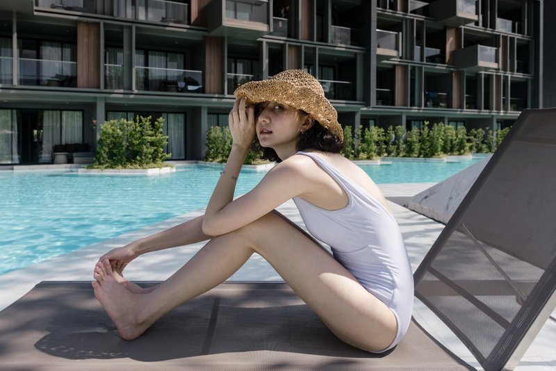 LILLY-V - white (size M) / Swimwear - 女装泳衣/比基尼 - 其他材质 白色