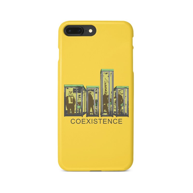 iPhone ケース / coexistence - 手机壳/手机套 - 塑料 黄色