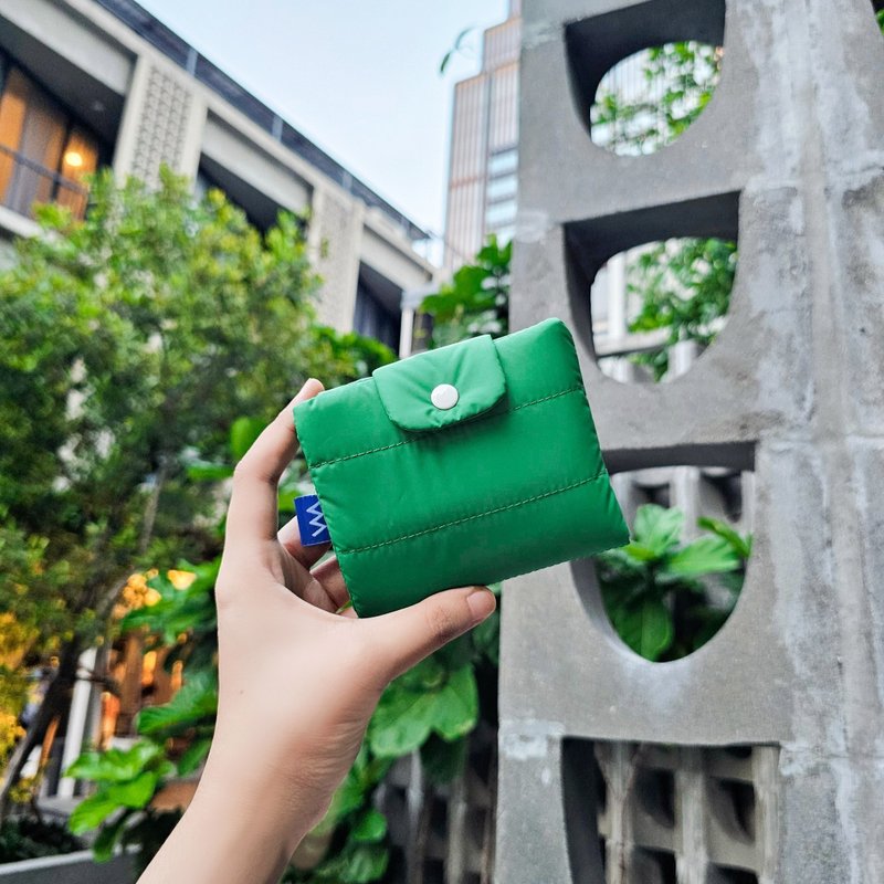 Bubble wallet - Green - 皮夹/钱包 - 尼龙 绿色