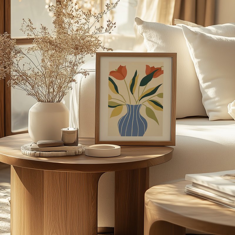 花语倾心 Blushing Petals / 花卉插画 海报 挂画 - 海报/装饰画/版画 - 纸 