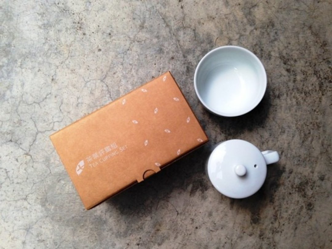 茶叶评鉴组 Tea Cupping Set - 茶具/茶杯 - 瓷 白色