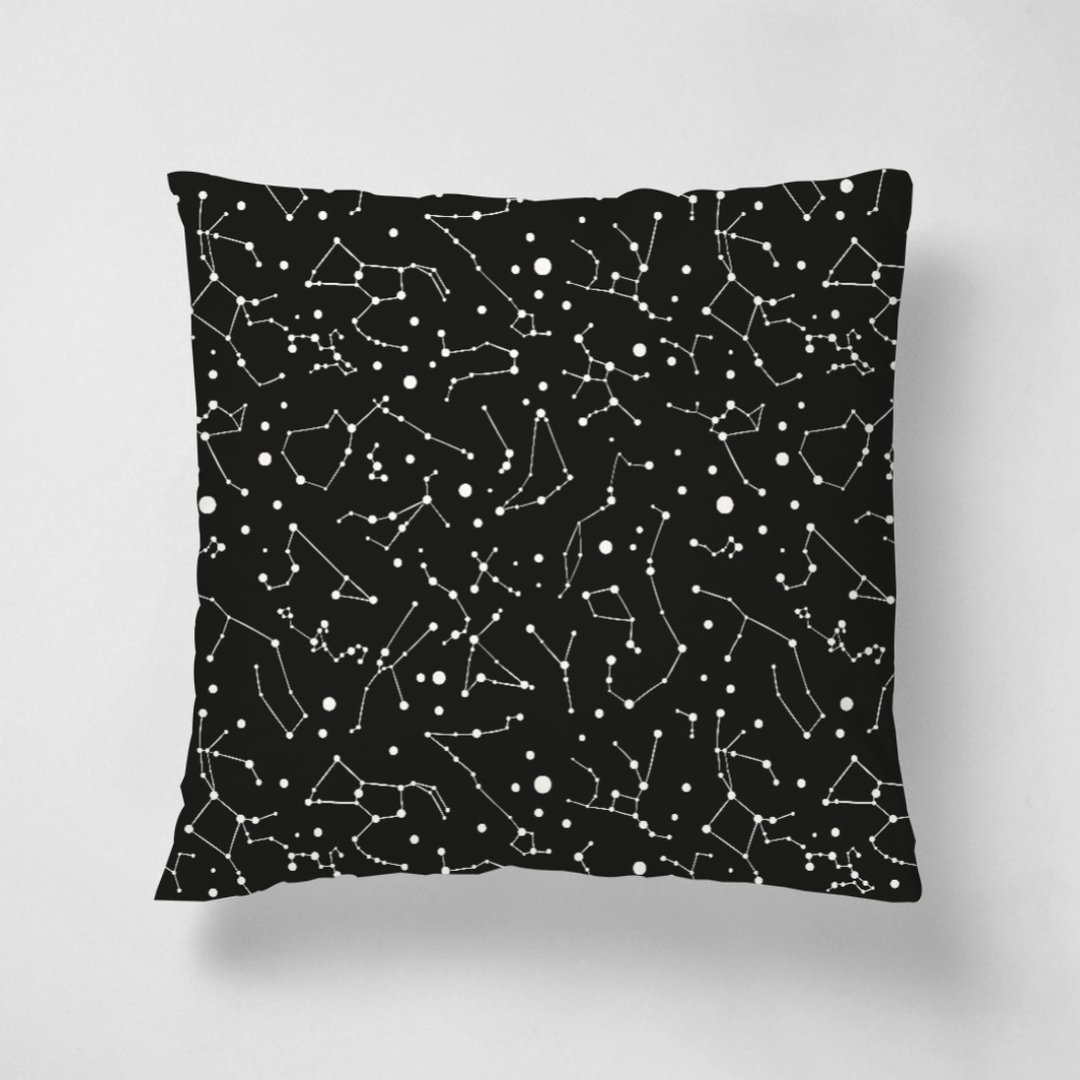 星空 星座 Constellation / 短绒抱枕 - 枕头/抱枕 - 其他材质 黑色