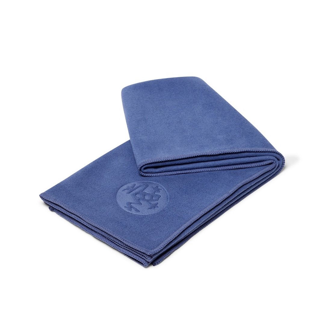 【Manduka】eQua Hand Towel 瑜珈手巾 - Moon (湿止滑) - 运动配件 - 聚酯纤维 蓝色