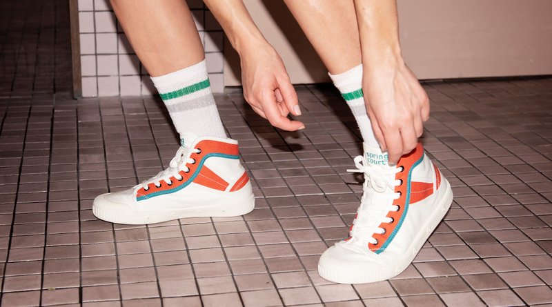 限量款 帆布鞋 / 女段 / 法国Spring Court / S2 / 重磅帆布 - 女款休闲鞋 - 棉．麻 