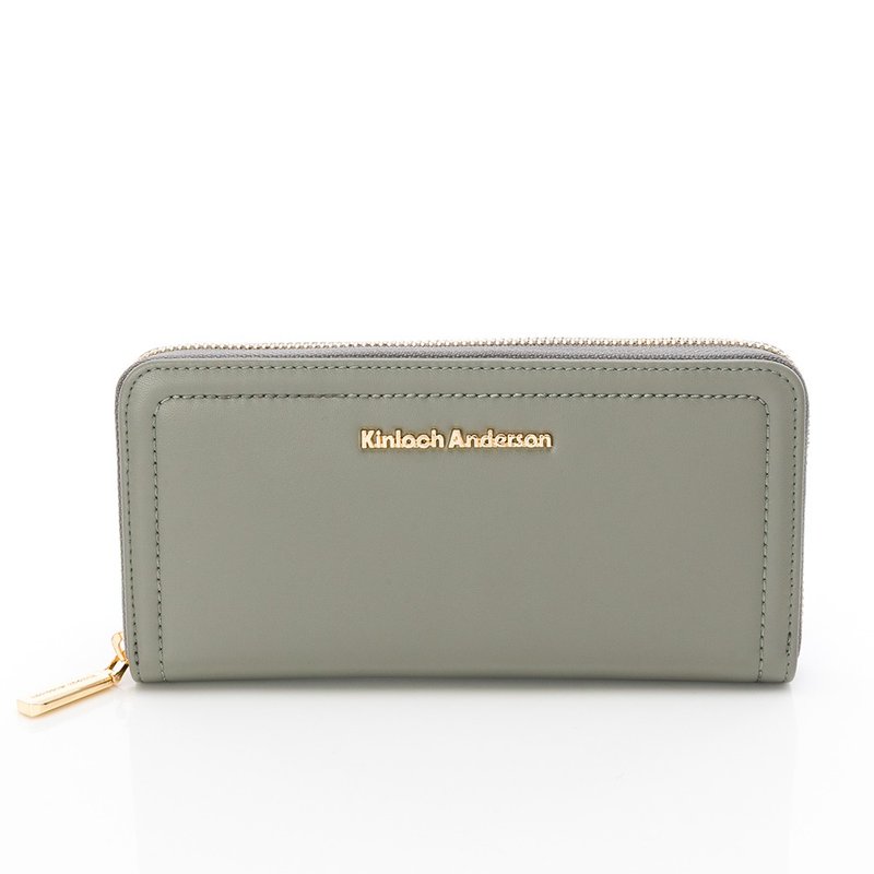 【Kinloch Anderson】Carol 拉链长夹-铁灰 - 皮夹/钱包 - 人造皮革 灰色